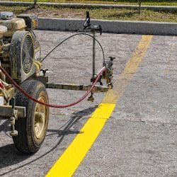 Parking Lot Line Striping Services - Power Sweeping Services