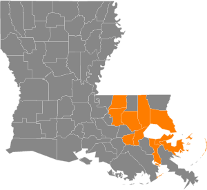 Service Areas in Southeastern Louisiana - Power Sweeping Services